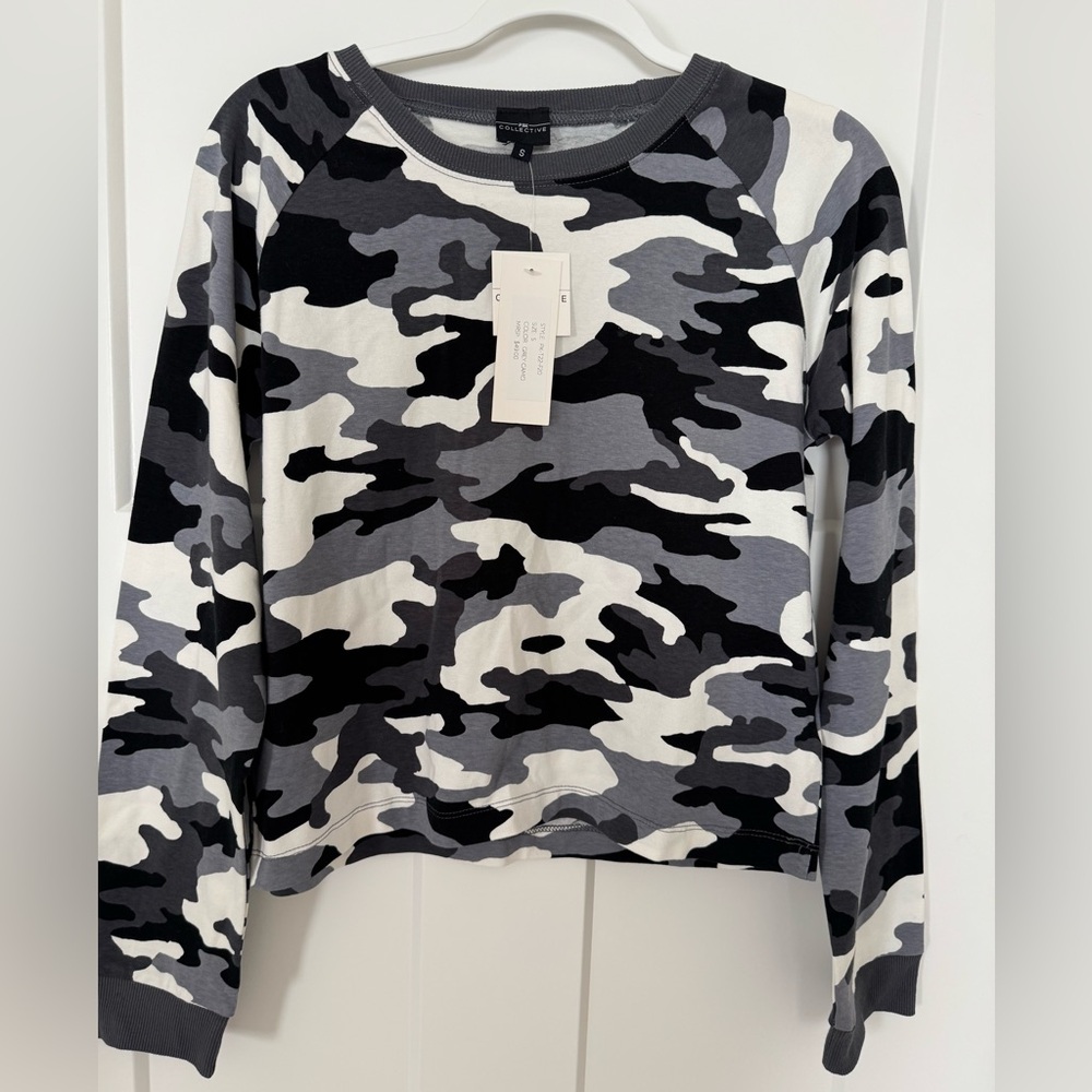 Camouflage Long Sleeve Top